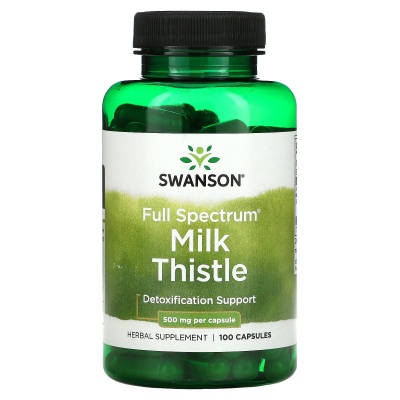 Специальный препарат Swanson Full Spec Milk Thistle 500 мг 100 капсул