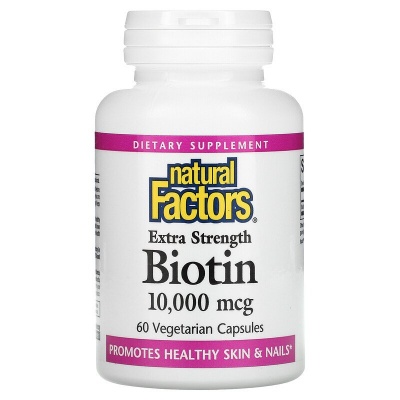  Natural Factors Biotin 10000  60 