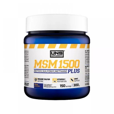 Хондропротектор UNS Supplements MSM 1500 300 гр