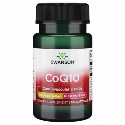 Антиоксидант Swanson Ultra Mega CoQ10 100 мг 50 капсул
