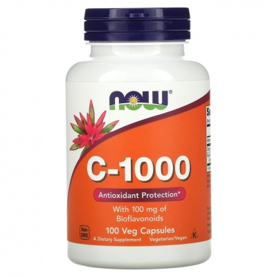 Витамины NOW Vitamin C-1000 100 капсул